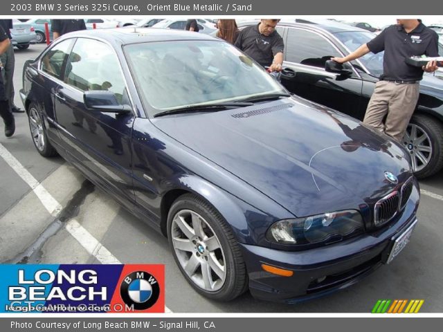 2003 BMW 3 Series 325i Coupe in Orient Blue Metallic