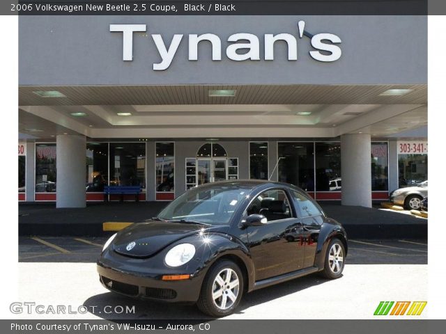 2006 Volkswagen New Beetle 2.5 Coupe in Black