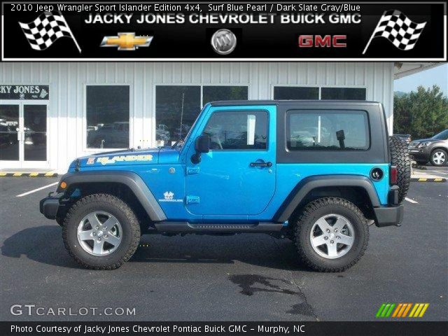 2010 Jeep Wrangler Sport Islander Edition 4x4 in Surf Blue Pearl