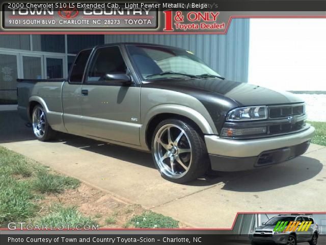 2000 Chevrolet S10 LS Extended Cab in Light Pewter Metallic