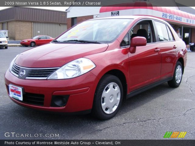 2009 Nissan Versa 1.8 S Sedan in Red Brick