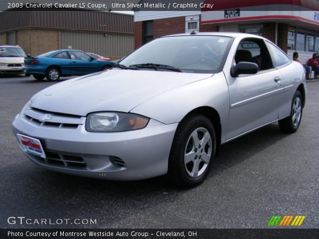 2003 Chevrolet Cavalier LS Coupe in Ultra Silver Metallic