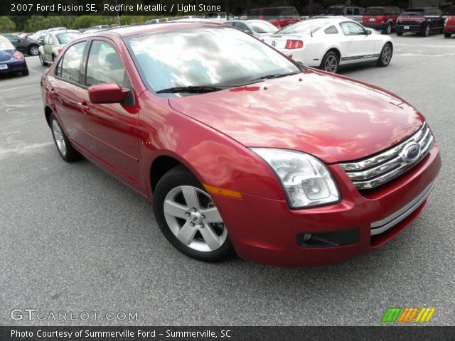 2007 Ford Fusion SE in Redfire Metallic