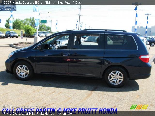 2007 Honda Odyssey EX-L in Midnight Blue Pearl