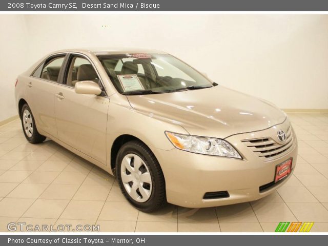 2008 Toyota Camry SE in Desert Sand Mica