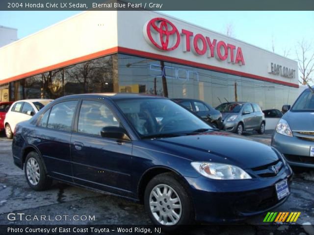2004 Honda Civic LX Sedan in Eternal Blue Pearl