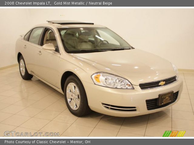 2008 Chevrolet Impala LT in Gold Mist Metallic