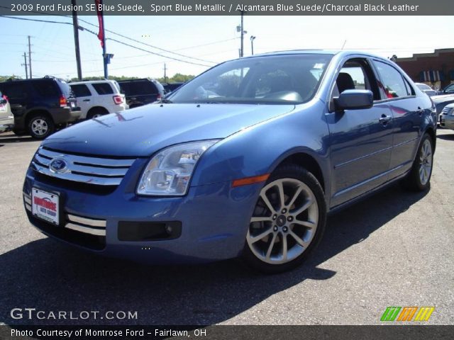 2009 Ford Fusion SE Blue Suede in Sport Blue Metallic