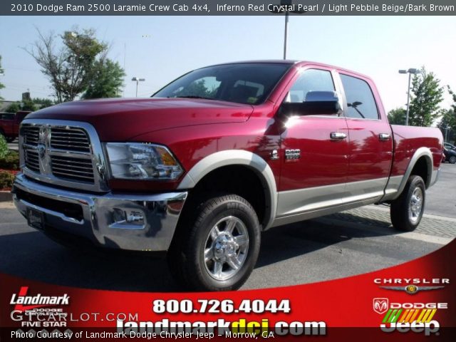 2010 Dodge Ram 2500 Laramie Crew Cab 4x4 in Inferno Red Crystal Pearl