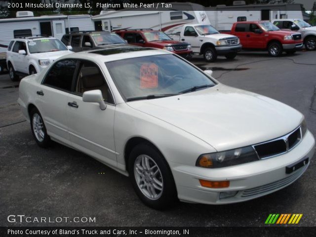 2001 Mitsubishi Diamante LS in Platinum White Pearl