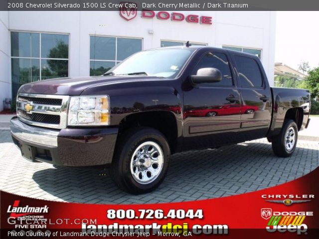 2008 Chevrolet Silverado 1500 LS Crew Cab in Dark Cherry Metallic