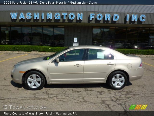 2008 Ford Fusion SE V6 in Dune Pearl Metallic
