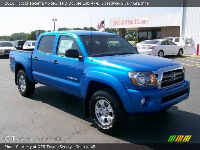 2010 Toyota Tacoma V6 SR5 TRD Double Cab 4x4 in Speedway Blue