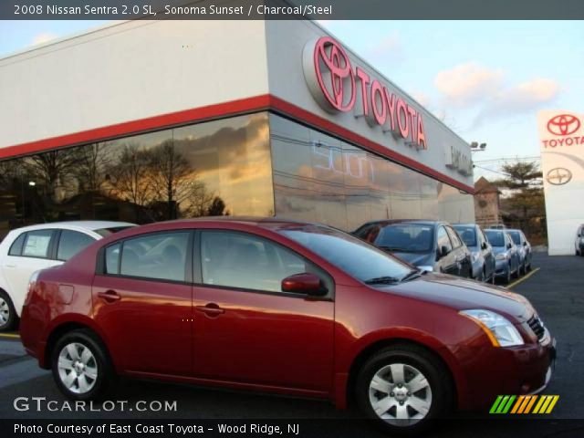 2008 Nissan Sentra 2.0 SL in Sonoma Sunset