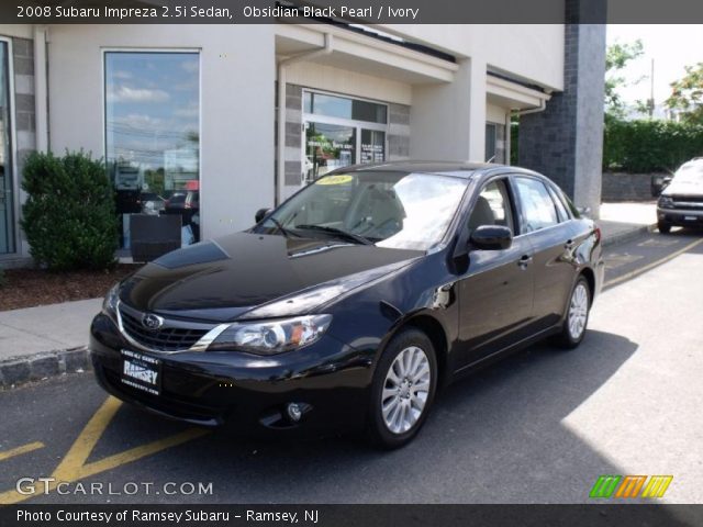 2008 Subaru Impreza 2.5i Sedan in Obsidian Black Pearl