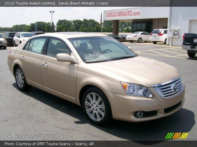 2010 Toyota Avalon Limited in Sandy Beach Metallic