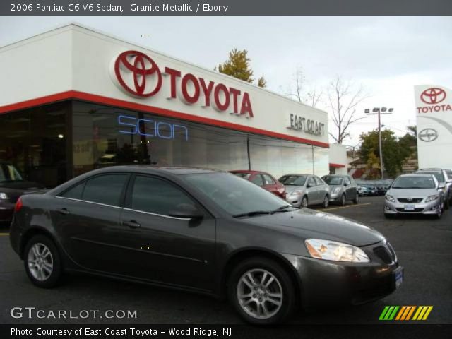 2006 Pontiac G6 V6 Sedan in Granite Metallic