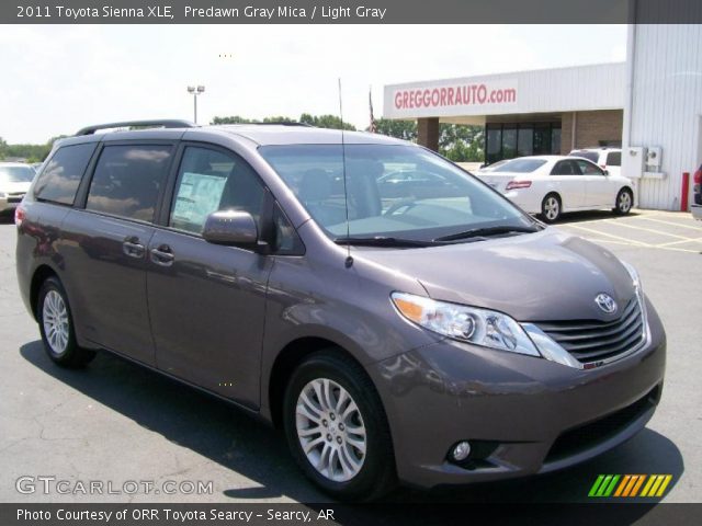 2011 Toyota Sienna XLE in Predawn Gray Mica