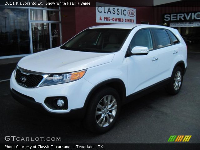 2011 Kia Sorento EX in Snow White Pearl