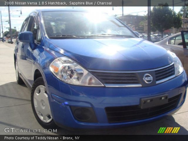 2008 Nissan Versa 1.8 S Hatchback in Sapphire Blue