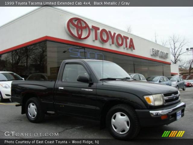 1999 Toyota Tacoma Limited Extended Cab 4x4 in Black Metallic
