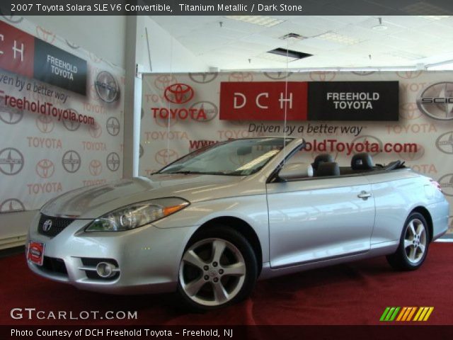 2007 Toyota Solara SLE V6 Convertible in Titanium Metallic