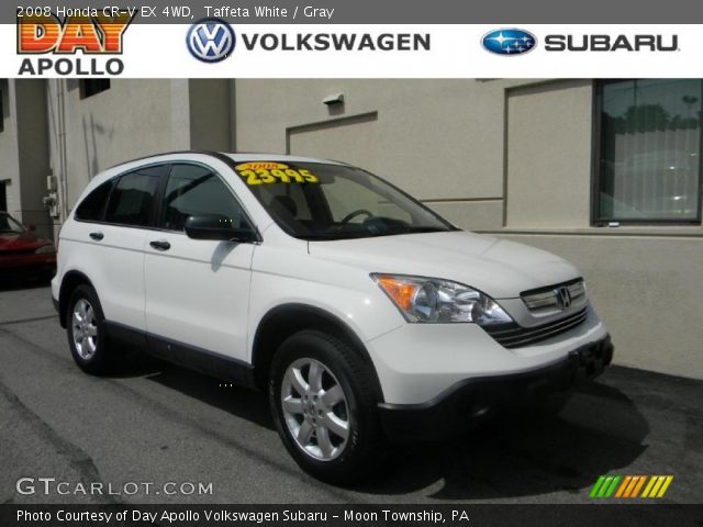 2008 Honda CR-V EX 4WD in Taffeta White