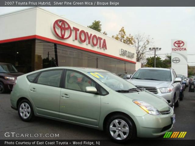 2007 Toyota Prius Hybrid in Silver Pine Green Mica