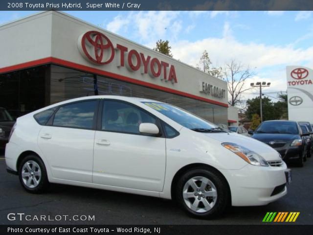 2008 Toyota Prius Hybrid in Super White
