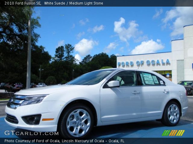 2010 Ford Fusion SE in White Suede