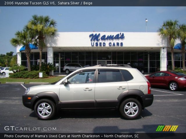 2006 Hyundai Tucson GLS V6 in Sahara Silver