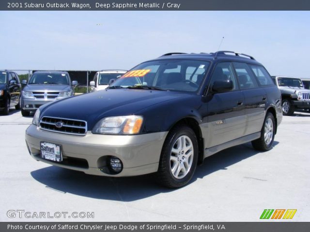2001 Subaru Outback Wagon in Deep Sapphire Metallic