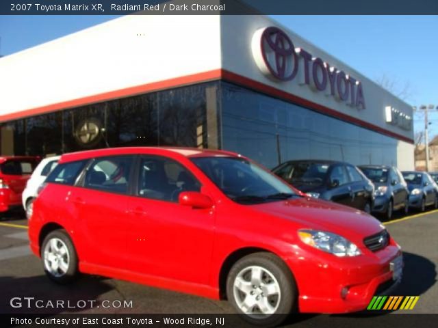 2007 Toyota Matrix XR in Radiant Red