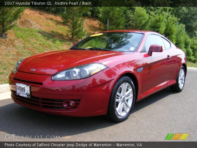 2007 Hyundai Tiburon GS in Redfire Pearl