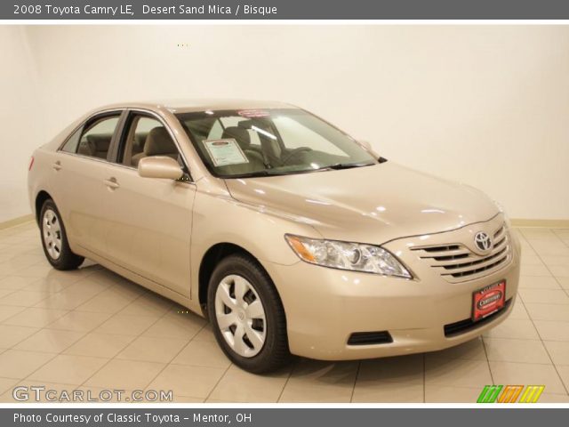 2008 Toyota Camry LE in Desert Sand Mica