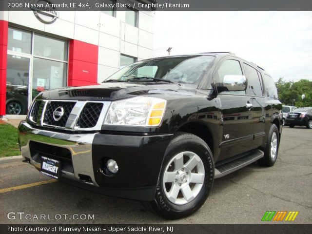 2006 Nissan Armada LE 4x4 in Galaxy Black