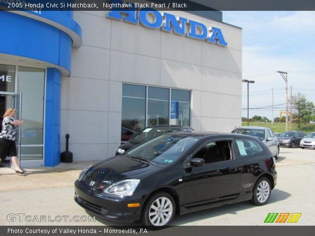 2005 Honda Civic Si Hatchback in Nighthawk Black Pearl