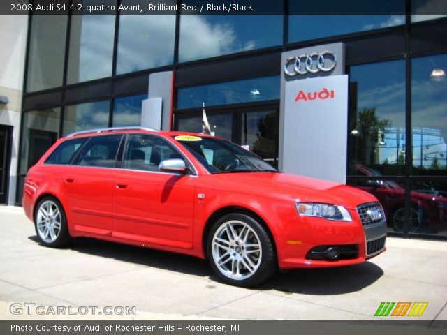 2008 Audi S4 4.2 quattro Avant in Brilliant Red