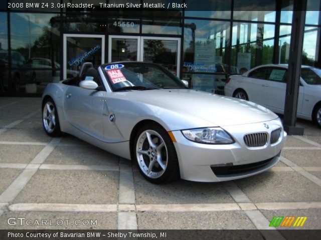 2008 BMW Z4 3.0si Roadster in Titanium Silver Metallic