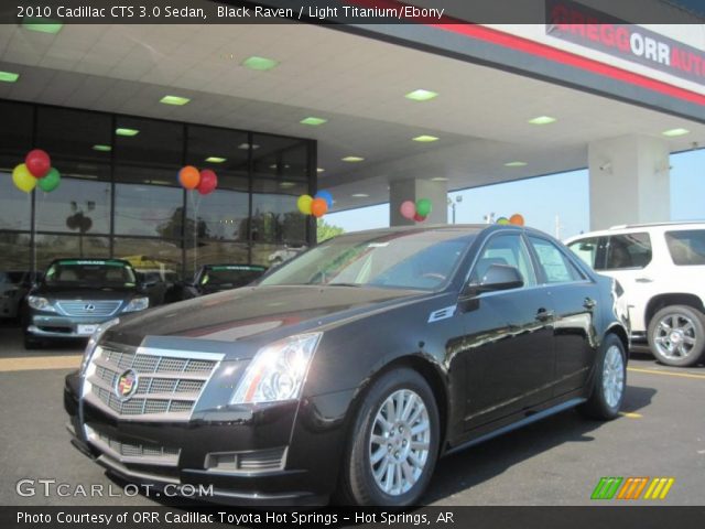 2010 Cadillac CTS 3.0 Sedan in Black Raven