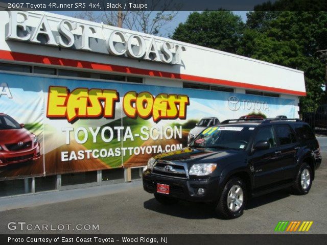 2007 Toyota 4Runner SR5 4x4 in Black