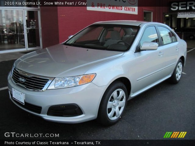 2010 Kia Optima LX in Snow White Pearl