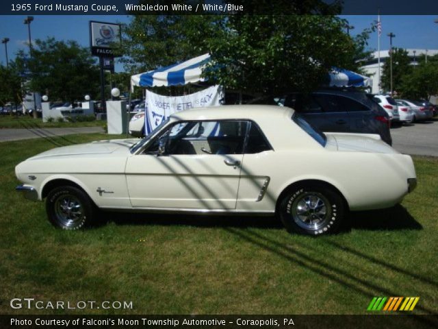 1965 Ford Mustang Coupe in Wimbledon White