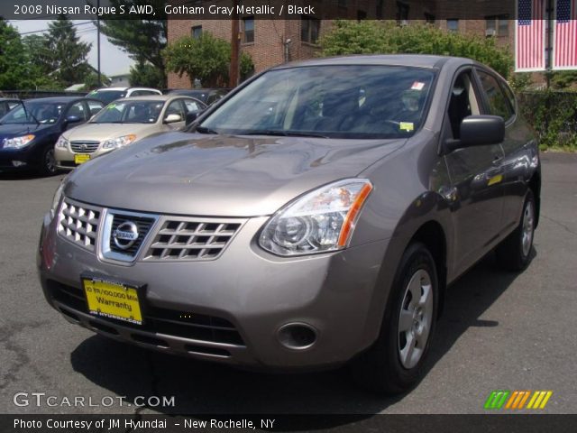 2008 Nissan Rogue S AWD in Gotham Gray Metallic
