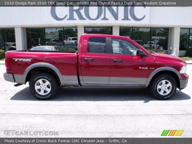 2010 Dodge Ram 1500 TRX Quad Cab in Inferno Red Crystal Pearl