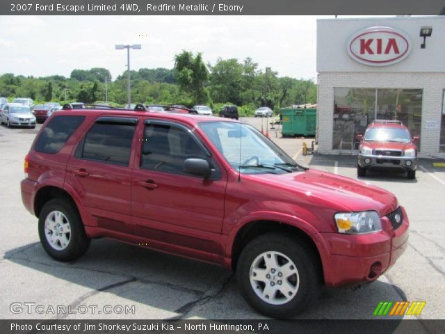 2007 Ford Escape Limited 4WD in Redfire Metallic
