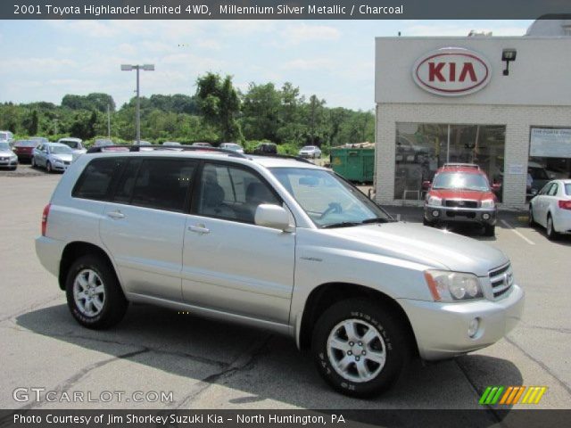 2001 Toyota Highlander Limited 4WD in Millennium Silver Metallic