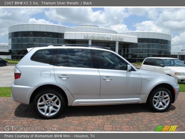 2007 BMW X3 3.0si in Titanium Silver Metallic