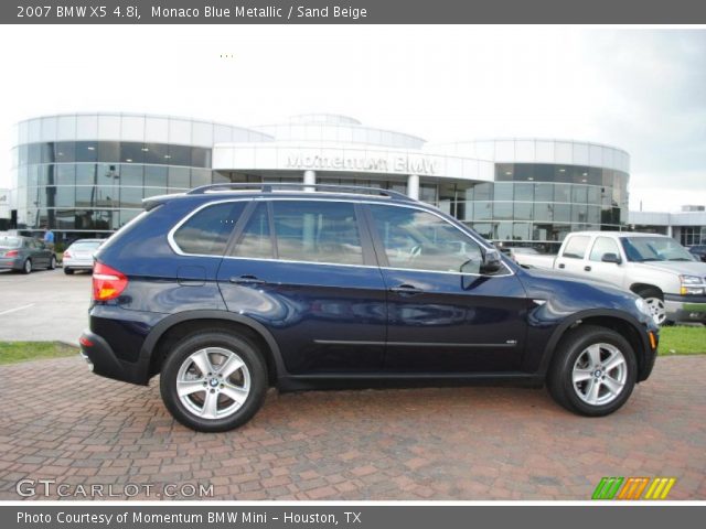 2007 BMW X5 4.8i in Monaco Blue Metallic
