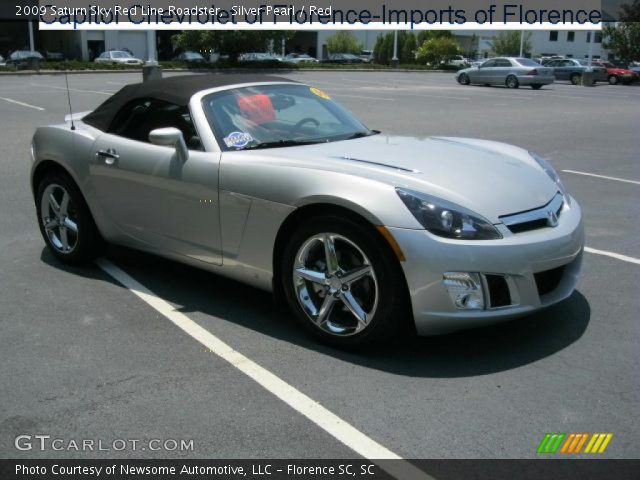 2009 Saturn Sky Red Line Roadster in Silver Pearl